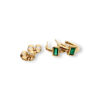 Emerald Cut Small Hoops