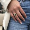 Elongated Emerald Cut Ring