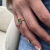 Elongated Emerald Cut Ring