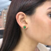 Asymmetrical baguette earrings