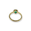 Pear shaped bezel set ring