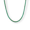 Tennis necklace yellow gold 8.00 cts