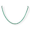 Tennis necklaces white gold 11.02 cts