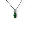 Pendulum inspired necklace 0.32 ct