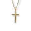 Cross emerald pendant