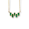 Stepped Baguette Necklace