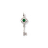 Diamond key pendant
