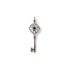 Diamond key pendant