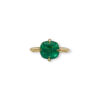 Prong set cushion solitaire