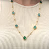 Trapiche emerald necklace