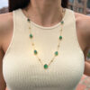 Trapiche emerald necklace
