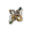 Double snake brooch/pendant