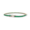 Tennis bracelet white gold 8.12 tcw