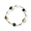 Trapiche emerald bracelet