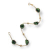 Trapiche emerald bracelet