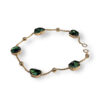 Trapiche emerald bracelet