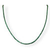 Tennis necklace yellow gold 8.61