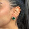 Sugar loaf cabochon earrings