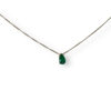 Simple drop shape necklace