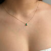 Simple drop shape necklace