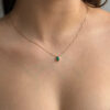 Simple drop shape necklace