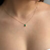 Simple drop shape necklace