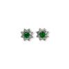 Everyday emerald halo studs