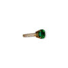 Old mine Colombian emerald in micro pave setting