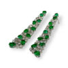 ‘Red carpet’ Colombian emerald and diamond earrings