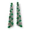 ‘Red carpet’ Colombian emerald and diamond earrings