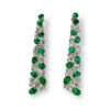 ‘Red carpet’ Colombian emerald and diamond earrings