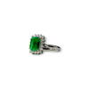 2 in 1 Colombian emerald ring/pendant