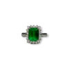 2 in 1 Colombian emerald ring/pendant
