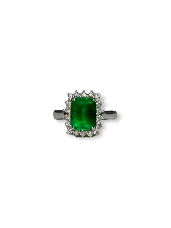 2 in 1 Colombian emerald ring/pendant