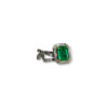 Timeless Colombian emerald and diamond baguette ring