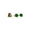 Classic Colombian emerald studs