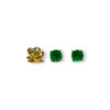 Classic Colombian emerald studs