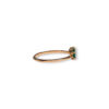 Mini heart shaped emerald ring