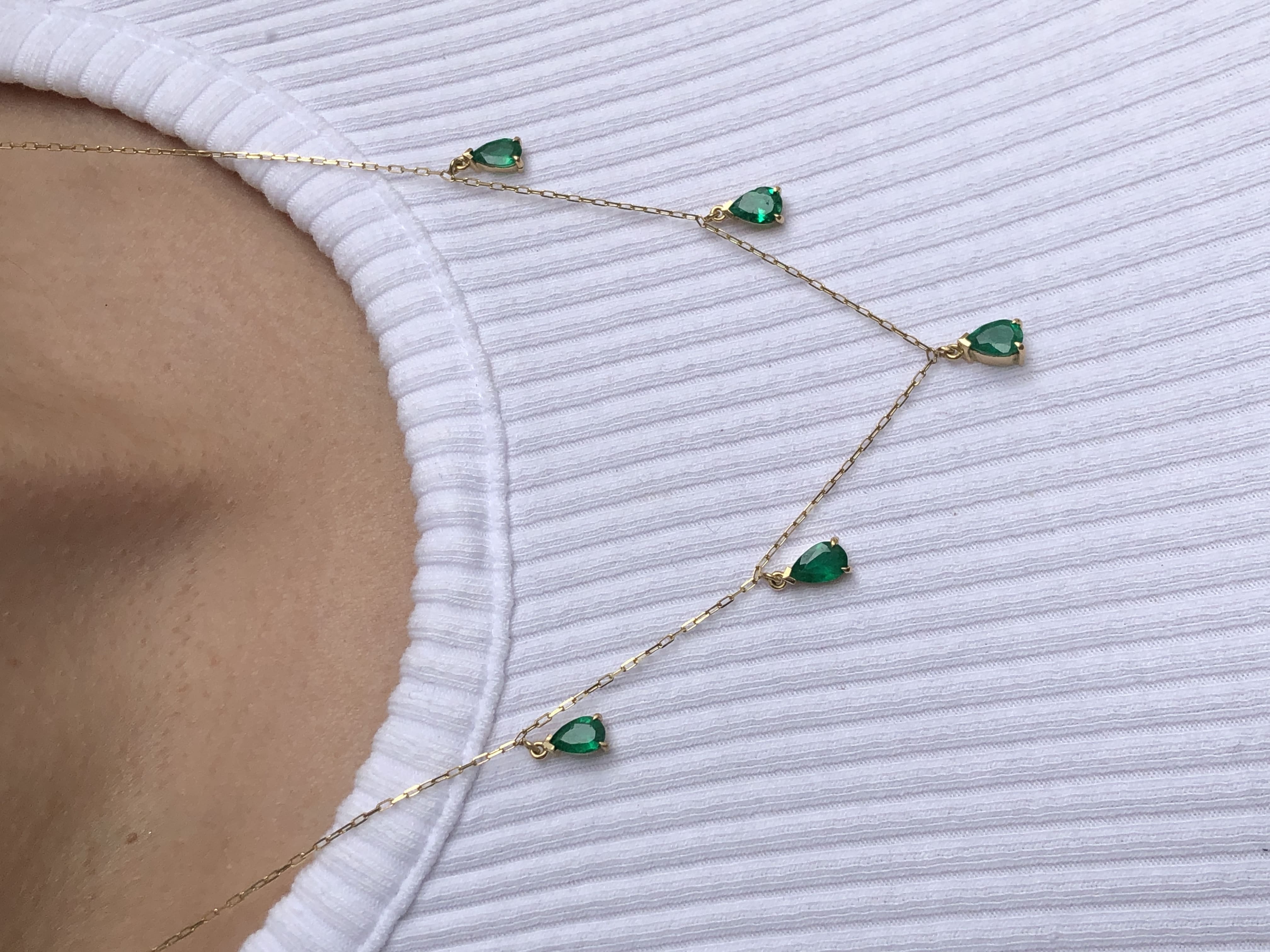 colombian emeralds, muzo emeralds, alpine green, emerald necklace, george smith