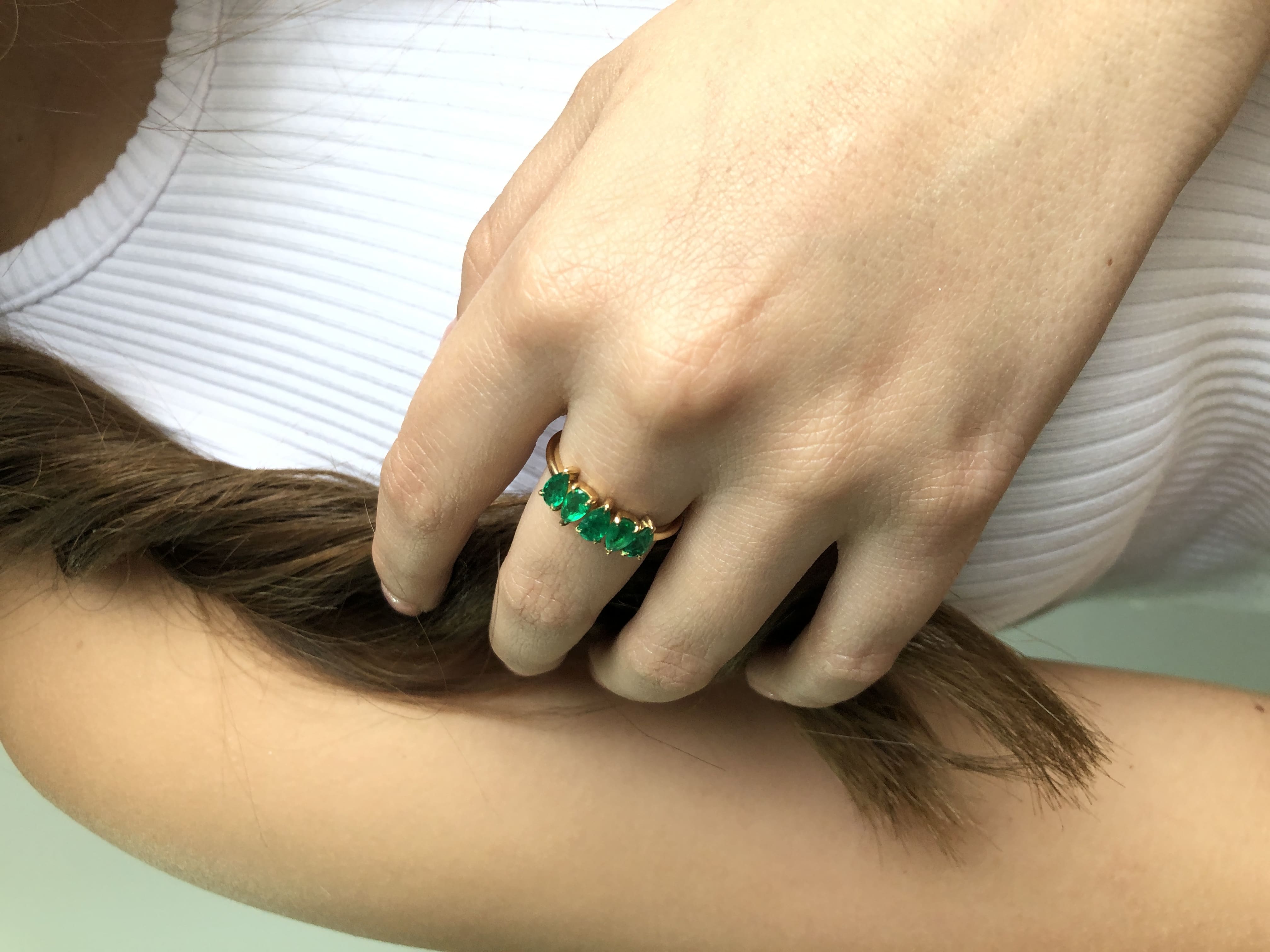colombian emeralds, muzo emeralds, alpine green, emerald ring, george smith