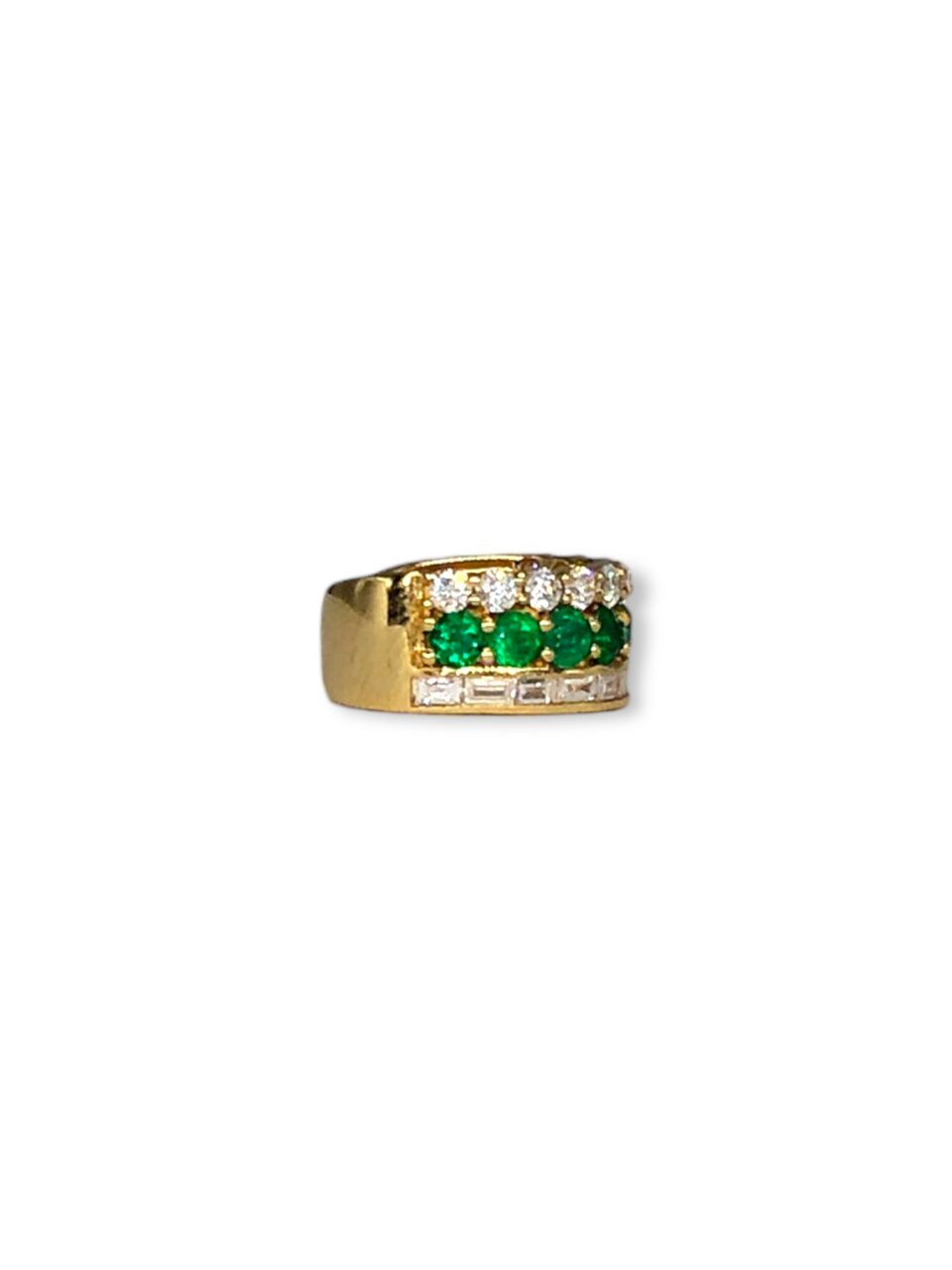 colombian emeralds, muzo emeralds, alpine green, emerald earcuff, george smith, emerald earrings