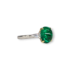 Very fine cabochon emerald ring