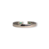 Colombian emerald and diamond wedding band