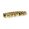 Edgy emerald and diamond bracelet