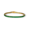 Emerald tennis bracelet 5.36 tcw