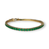 Emerald tennis bracelet 5.36 tcw