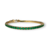 Emerald tennis bracelet 5.36 tcw