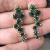 Trapiche emerald earrings