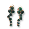 Trapiche emerald earrings