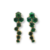 Trapiche emerald earrings